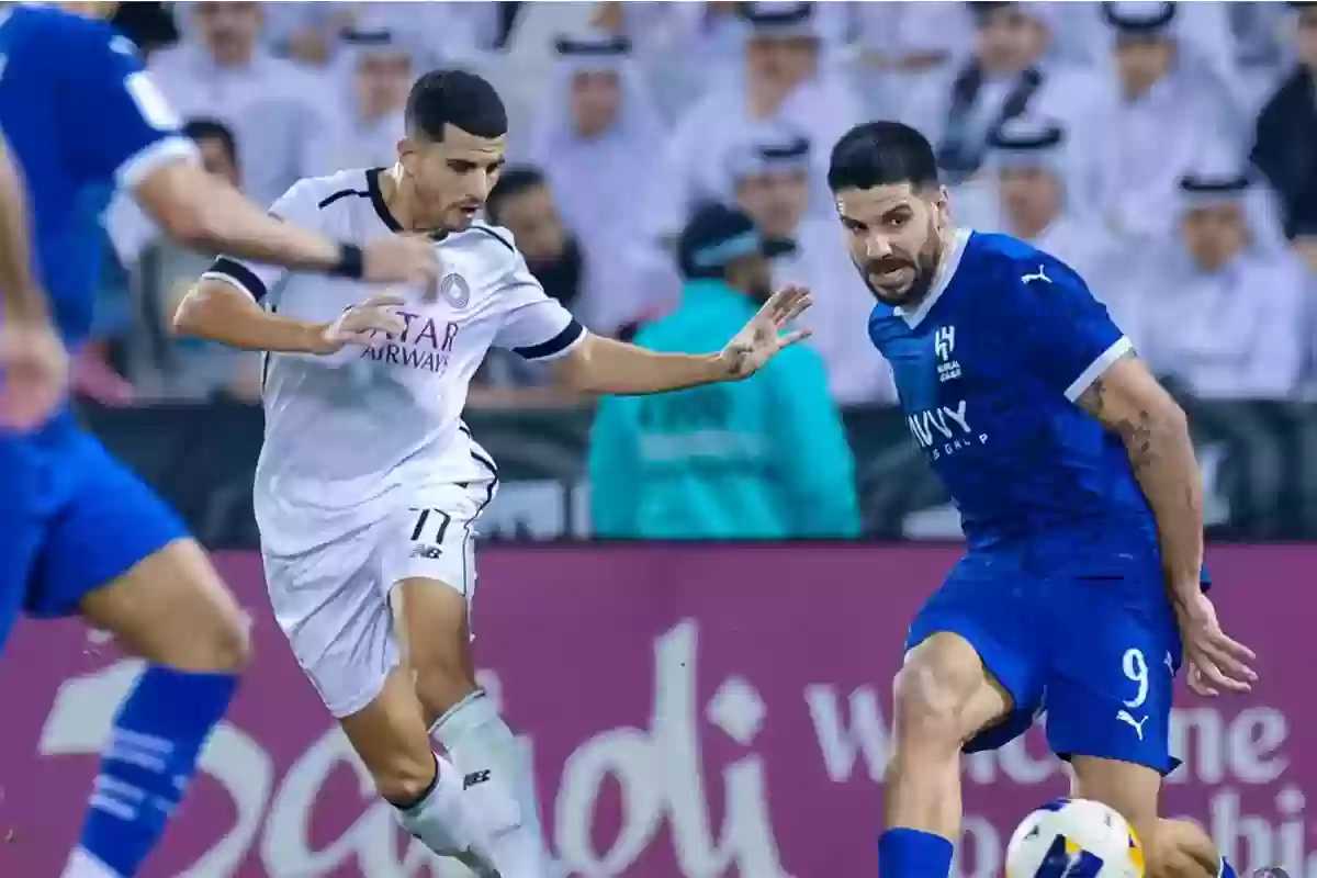 تعليق مثير للجدل بعد تعادل الهلال مع السد القطري